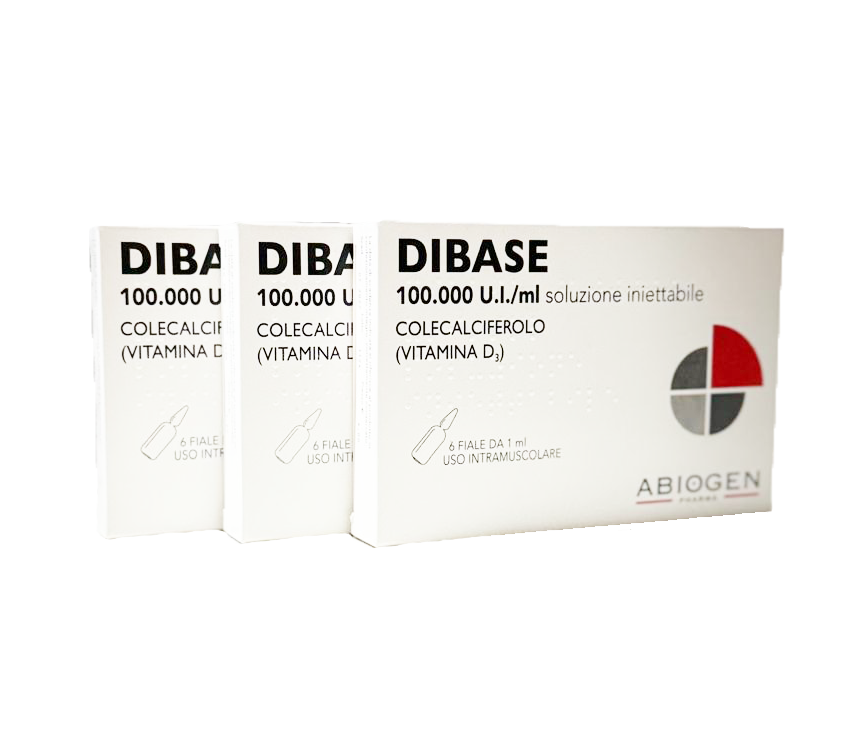 DIBASE 100.000 UI/1ml – 2+1