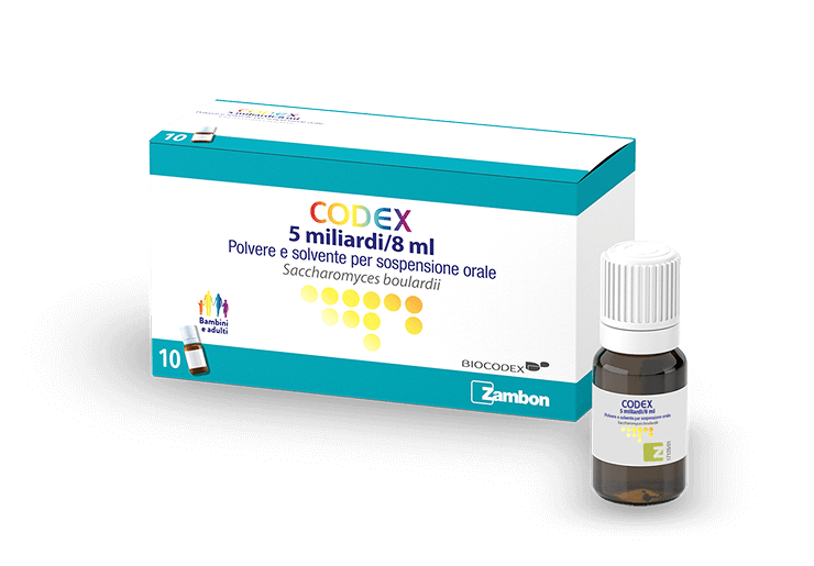 Codex • Saccharomyces Boulardii • 10 Flacoane